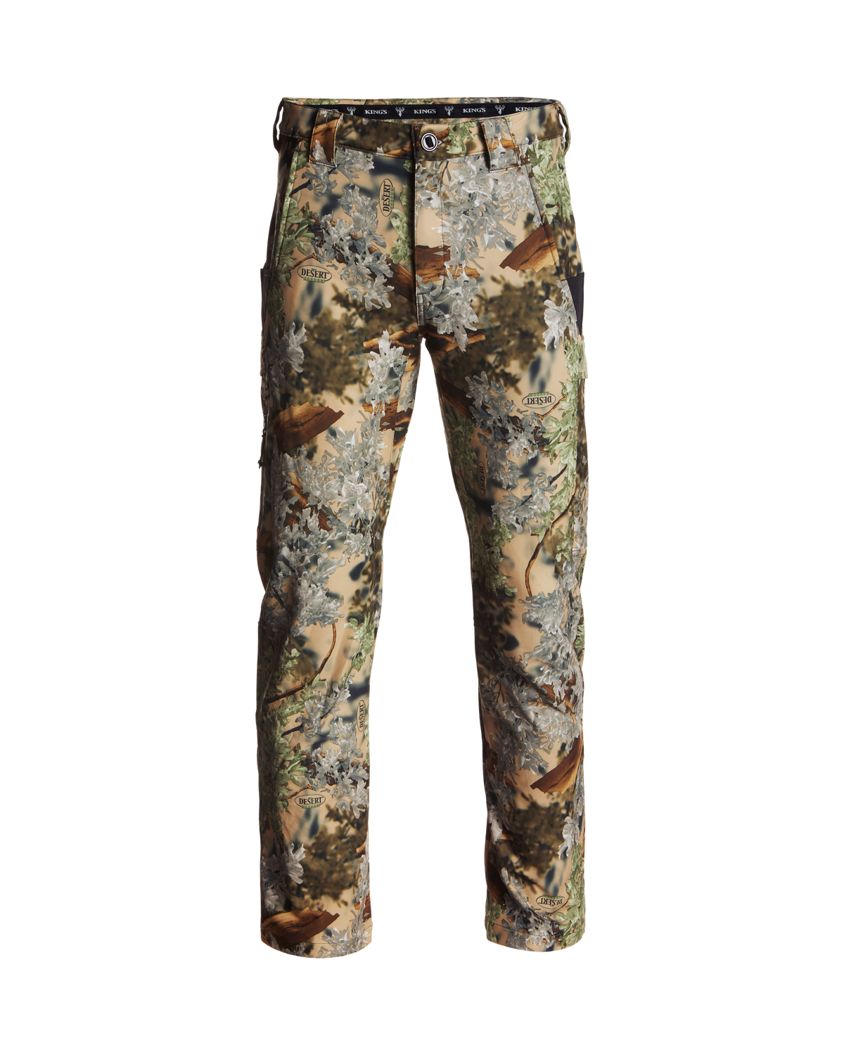 Men's Lightweight Camouflage Hunting Pants with Articulated Knees and Cargo Pockets