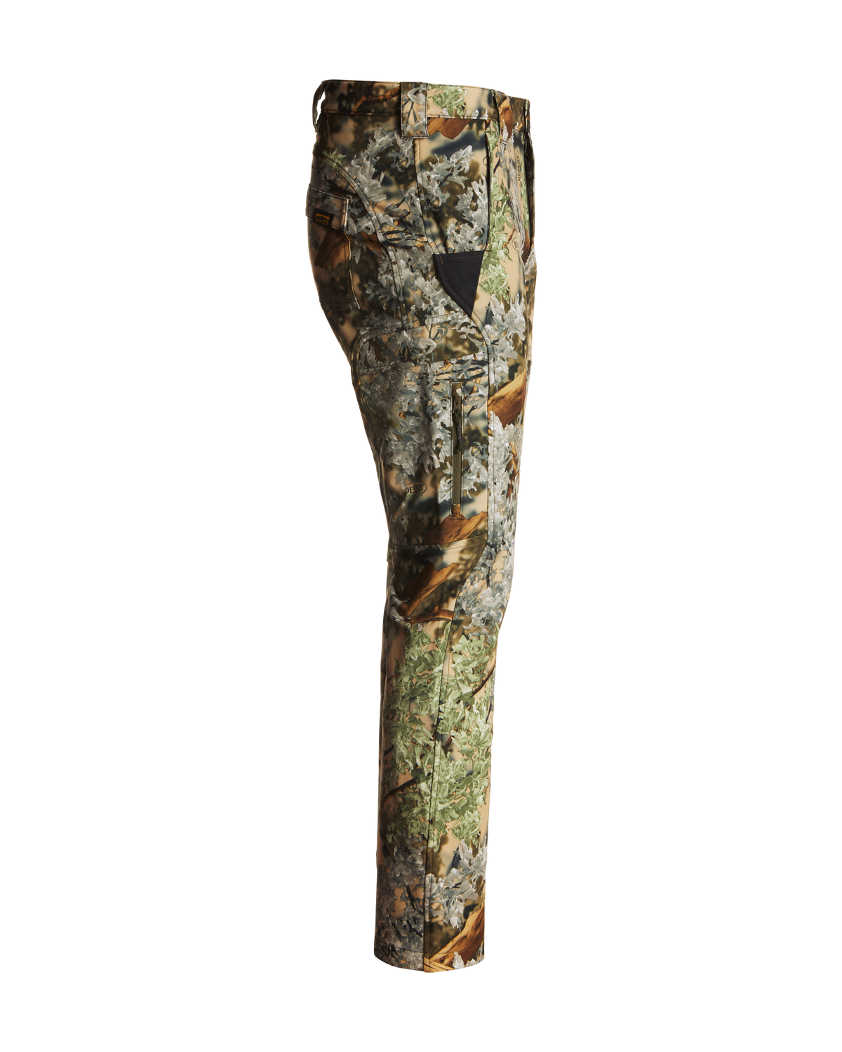 Men's Lightweight Camouflage Hunting Pants with Articulated Knees and Cargo Pockets