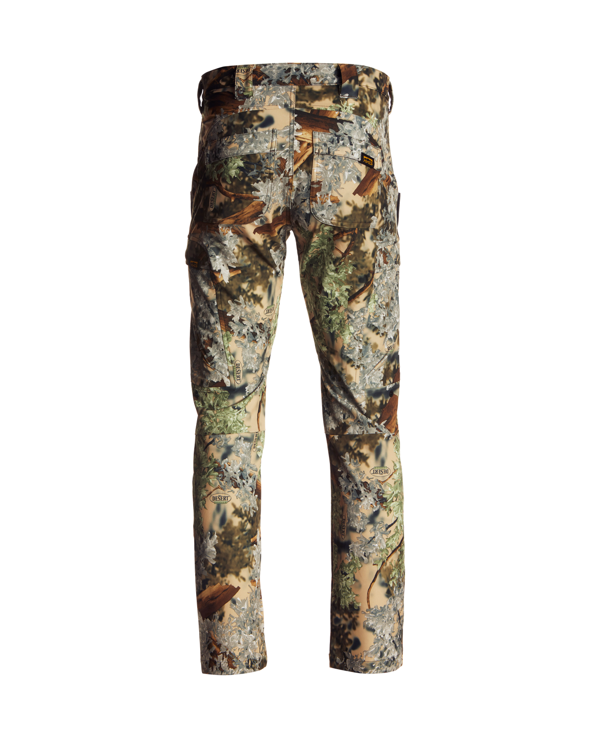 Men's Lightweight Camouflage Hunting Pants with Articulated Knees and Cargo Pockets