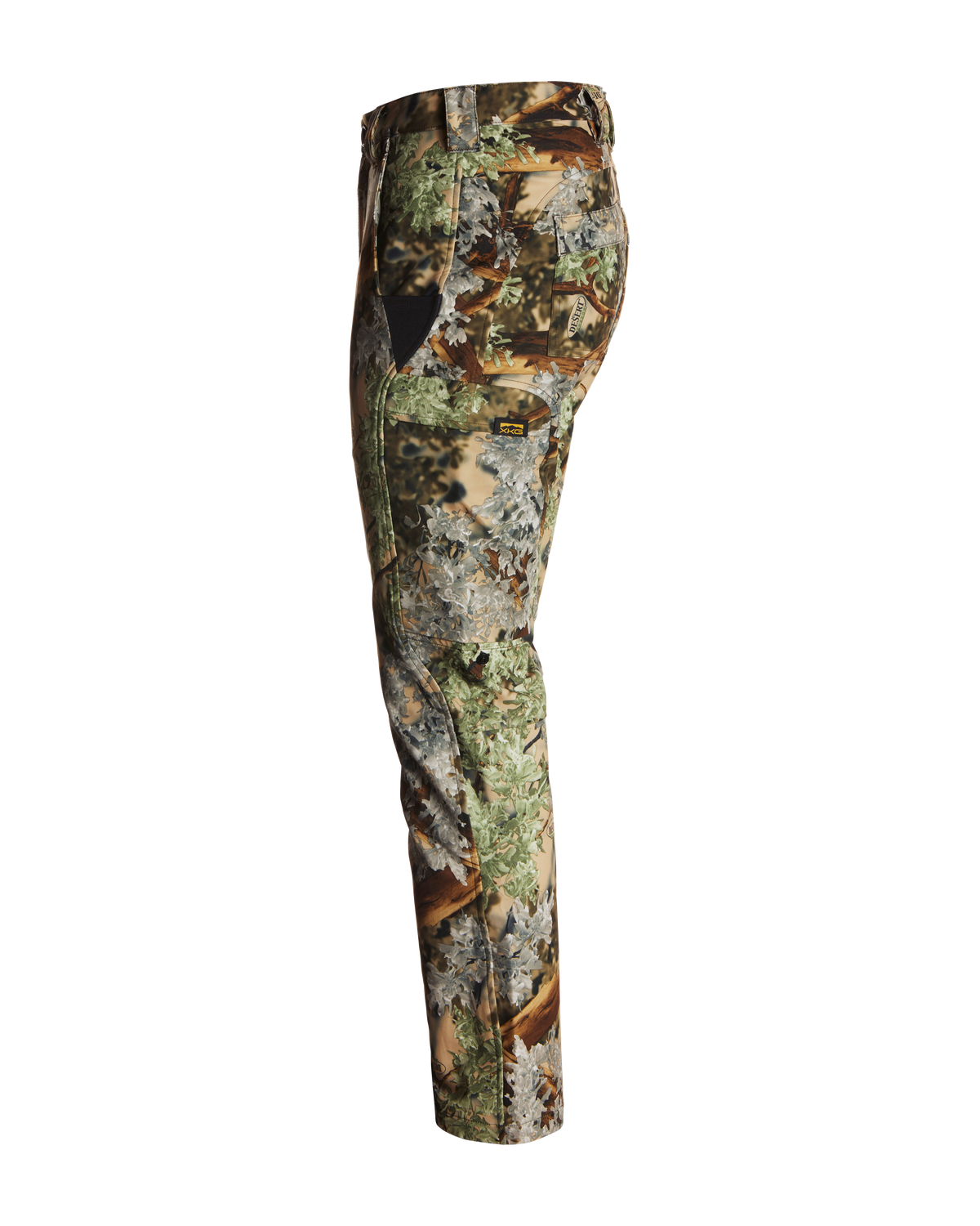Men's Lightweight Camouflage Hunting Pants with Articulated Knees and Cargo Pockets