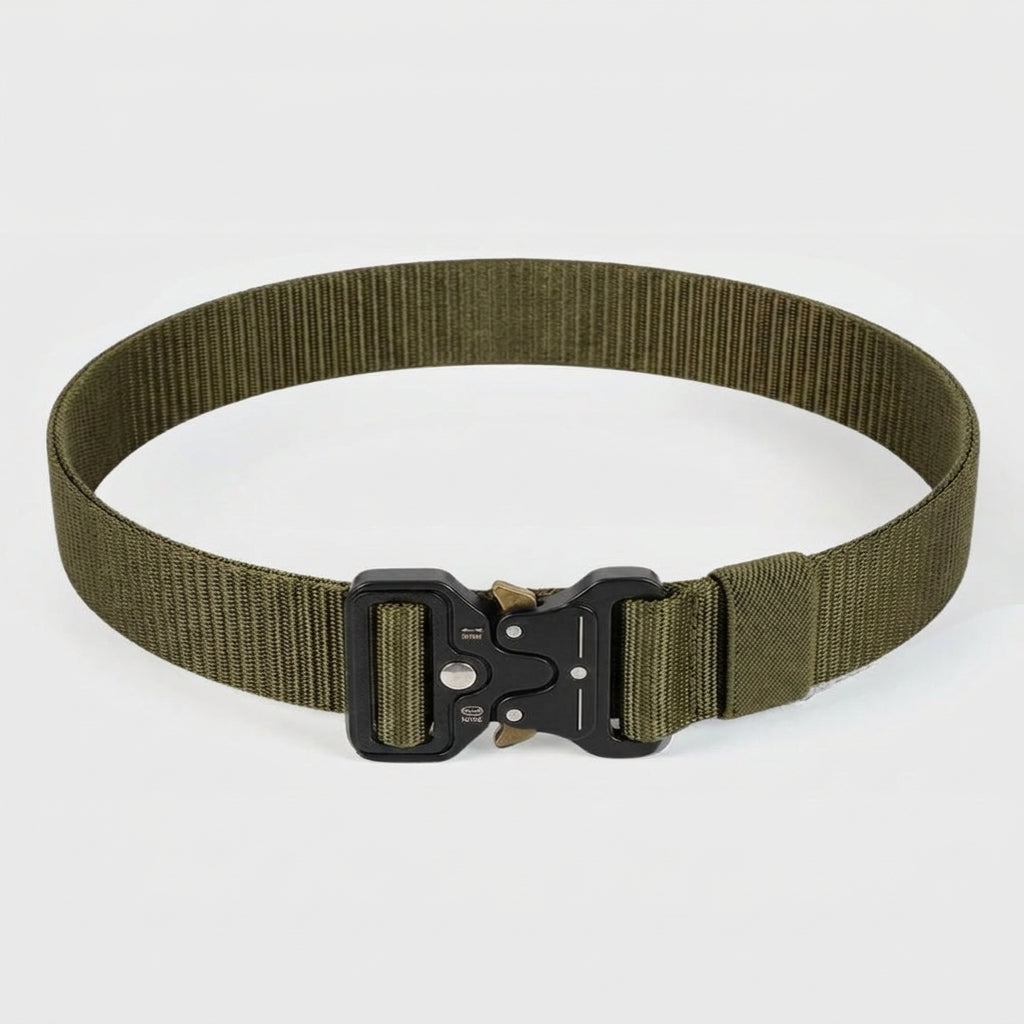 Men's Tactical EDC Belt with Heavy Duty Alloy Quick Release Buckle