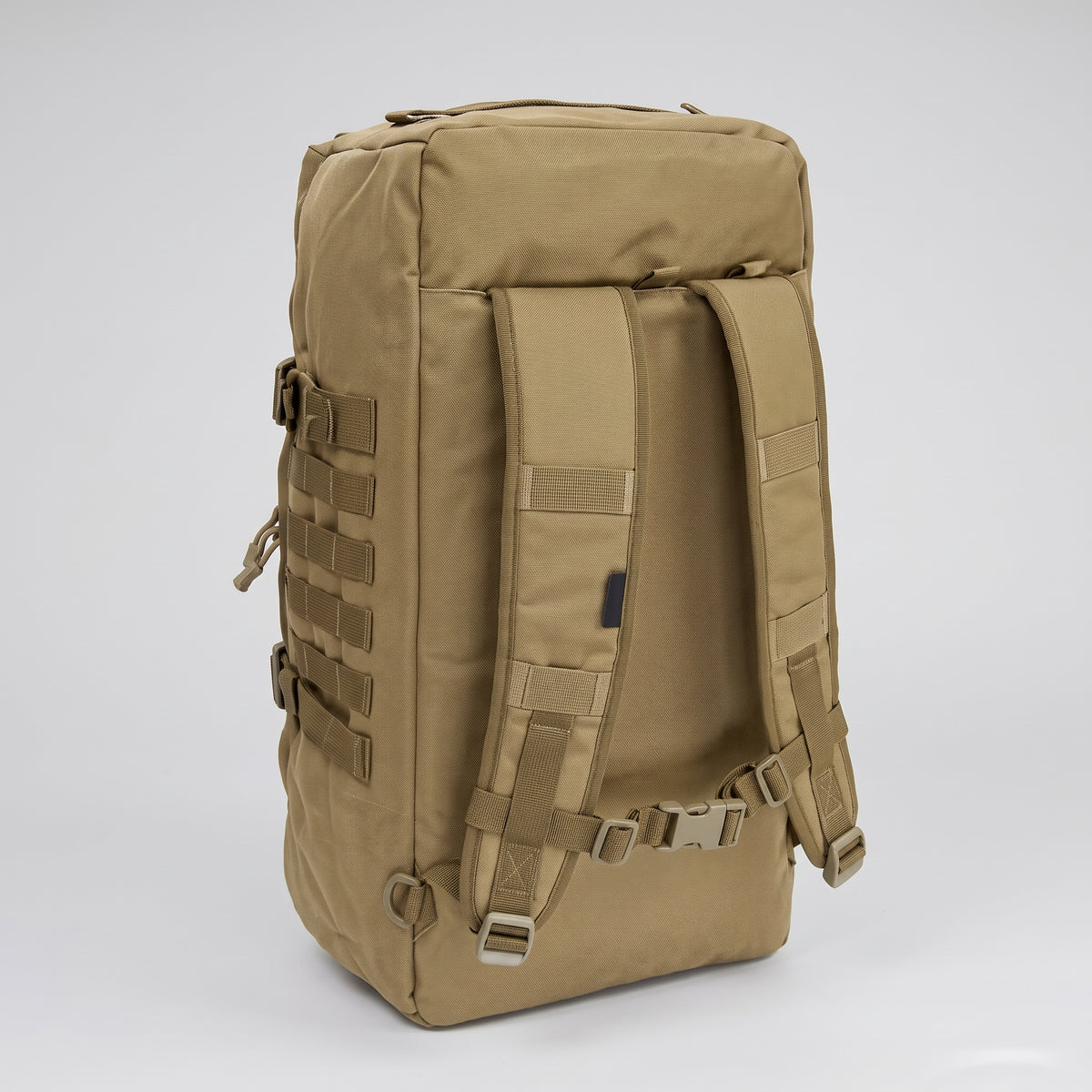 Men's Tactical Duffel Bag with MOLLE Webbing and Convertible Backpack Straps