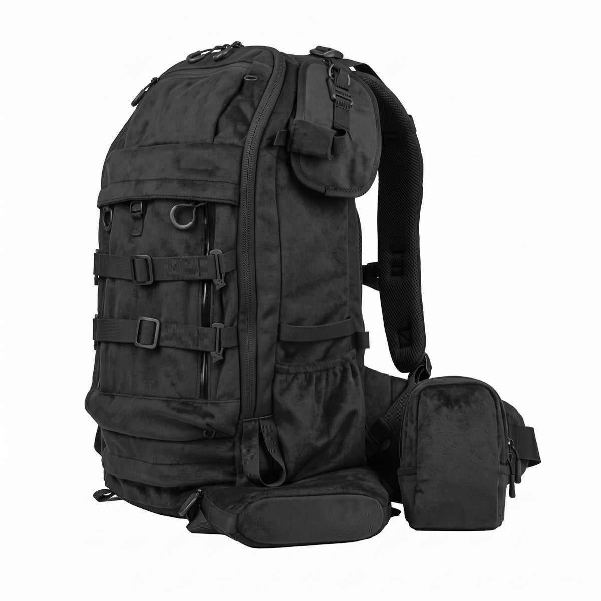 Men's Camouflage Hunting Backpack with Detachable Pouch and Water Repellent Finish