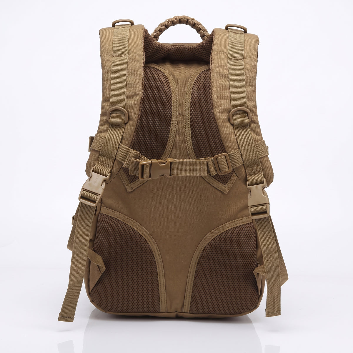 Men's Compact Tactical Backpack with MOLLE Webbing and Padded Straps