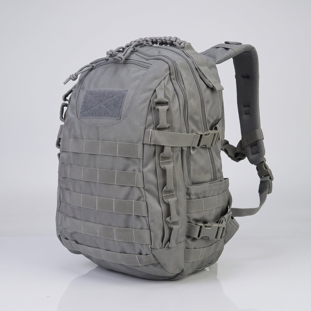 Men's Compact Tactical Backpack with MOLLE Webbing and Padded Straps