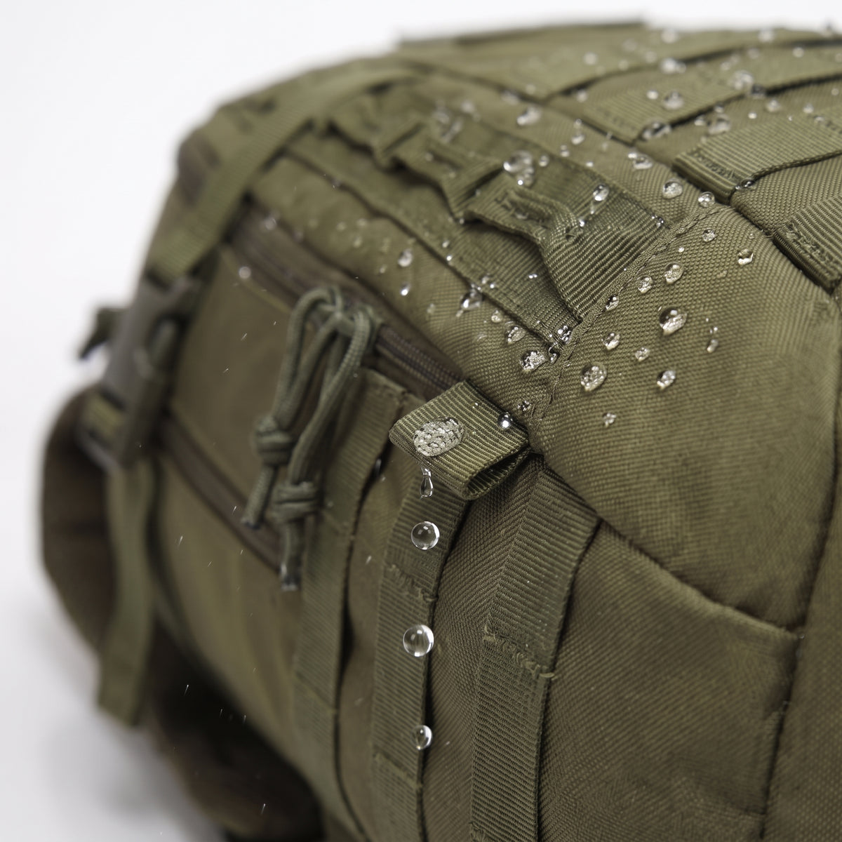 Men's Compact Tactical Backpack with MOLLE Webbing and Padded Straps