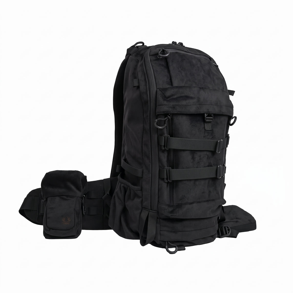 Men's Camouflage Hunting Backpack with Detachable Pouch and Water Repellent Finish