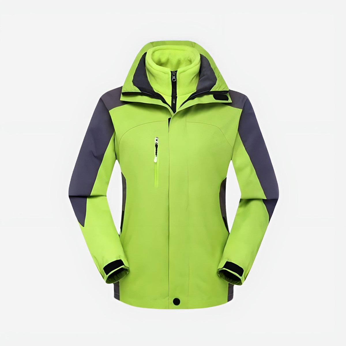 Women's Waterproof Jacket with Removable Fleece Liner