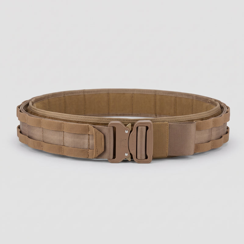 Men's MOLLE Tactical Battle Belt with Quick Release Buckle and Inner Belt