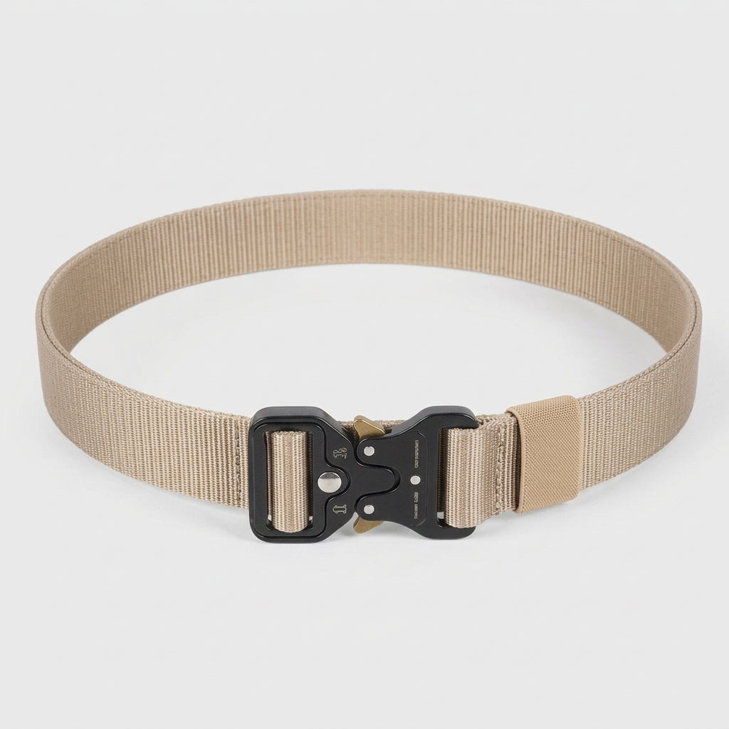 Men's Tactical EDC Belt with Heavy Duty Alloy Quick Release Buckle