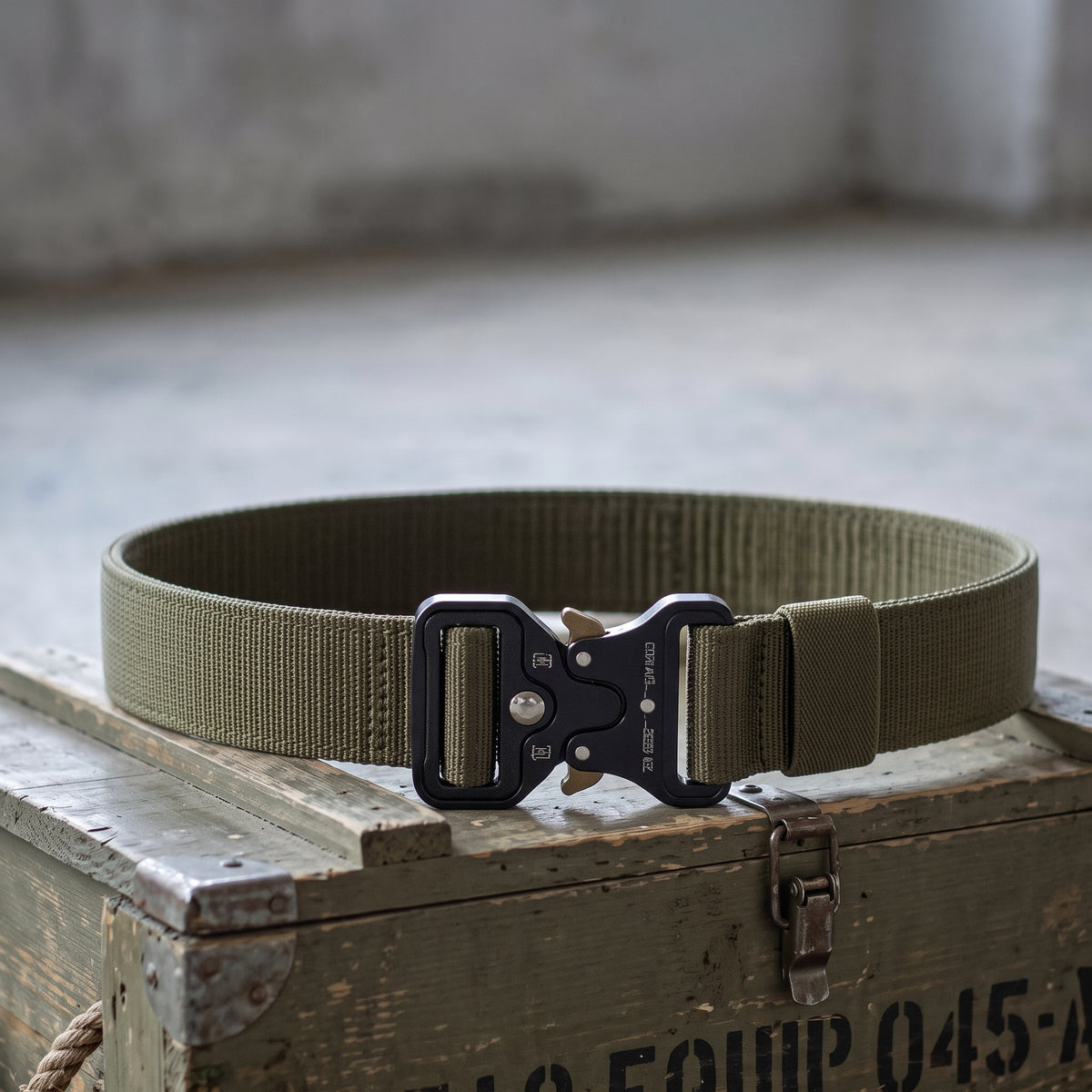Men's Tactical EDC Belt with Heavy Duty Alloy Quick Release Buckle
