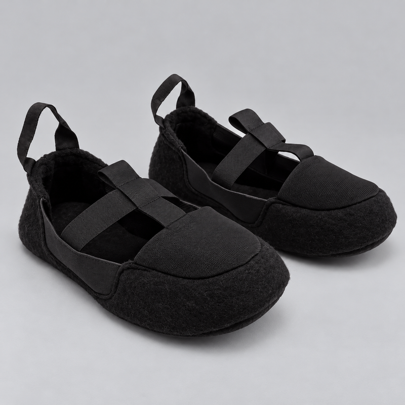 Unisex Felt Boot Liners with Elastic Strap and Pull Tab for Warmth