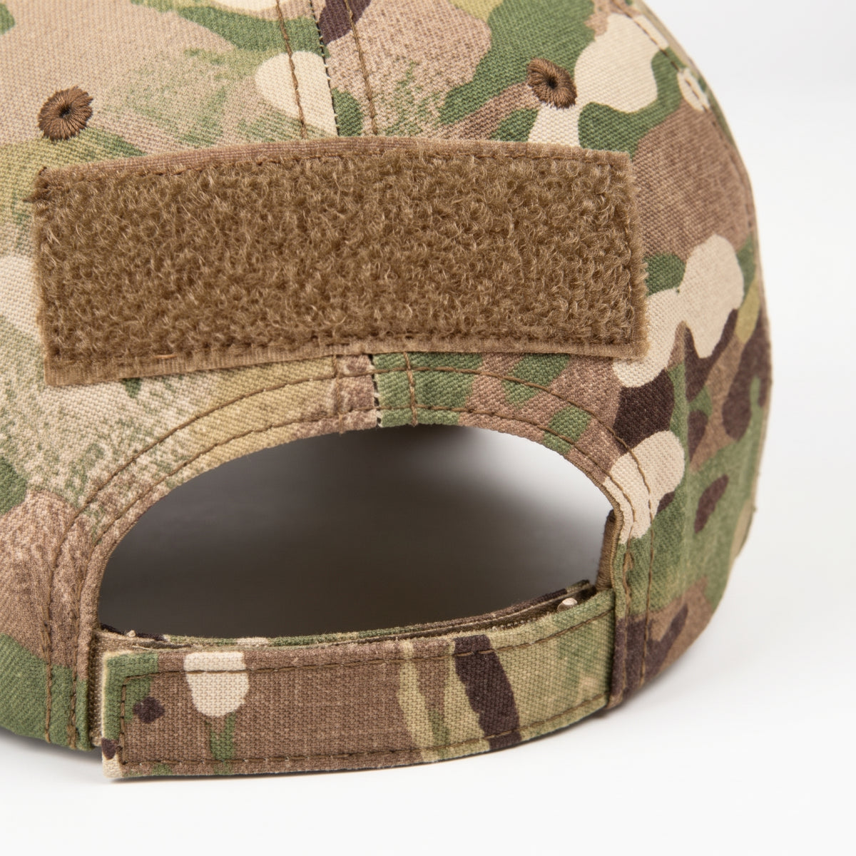 Men's Mesh Back Baseball Cap with Front Velcro Patch Panel
