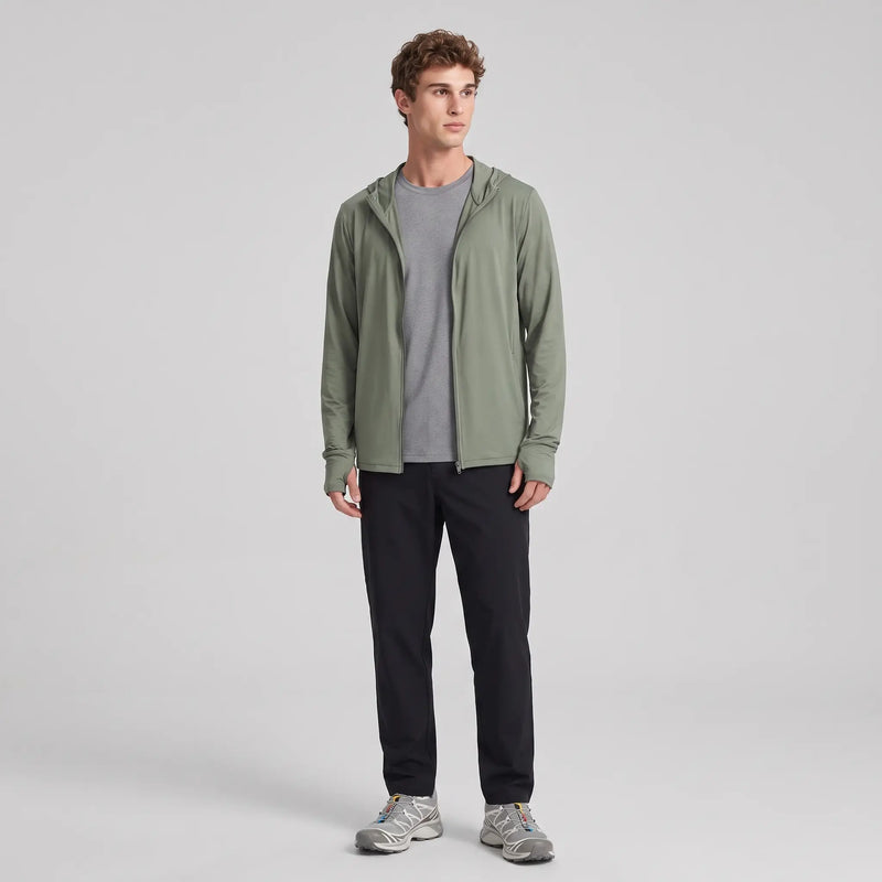 Men's Full Zip Sun Protection Hoodie with Pockets