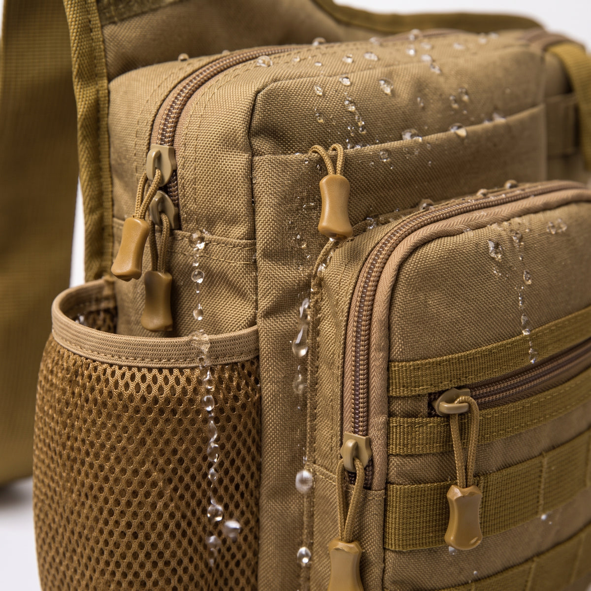Men’s Camouflage Tactical Crossbody Sling Bag with Multiple Pockets