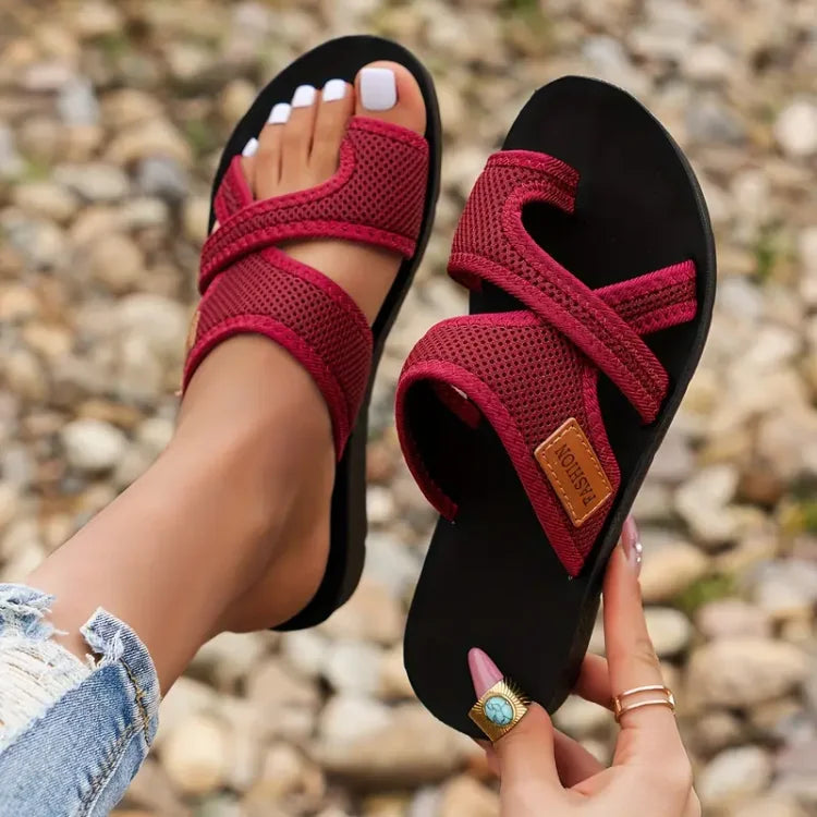 Women's Summer Sandals | Open-Toe Slip-On Sandals