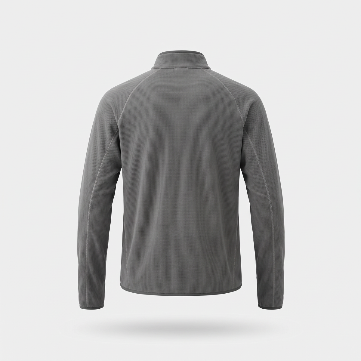 Men's Half Zip Fleece Pullover with Thumbhole Cuffs