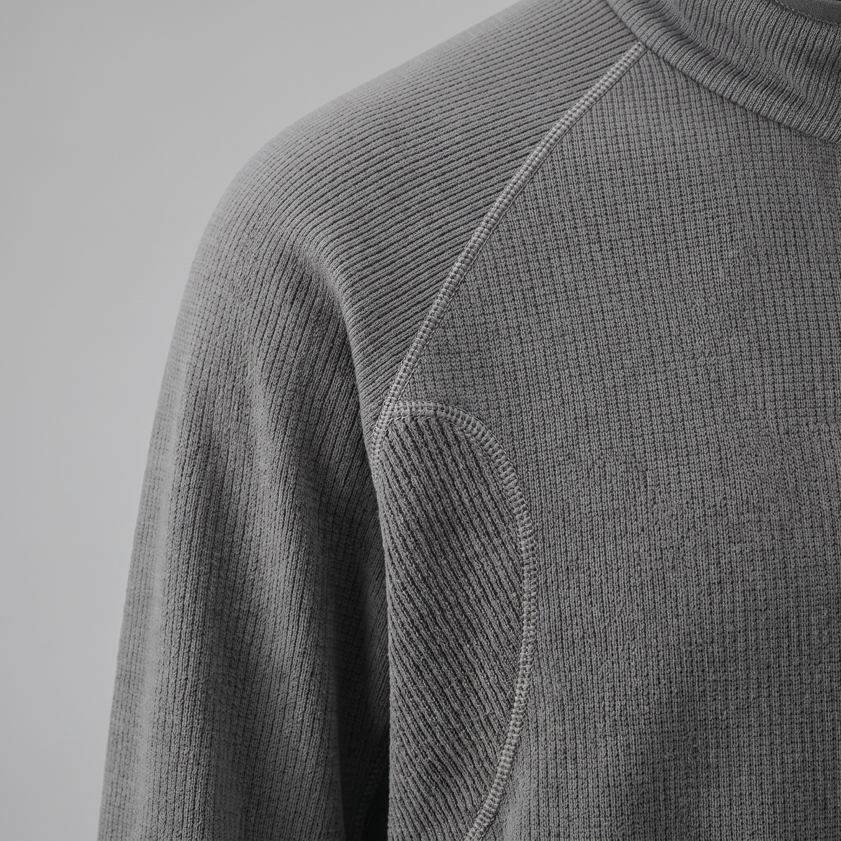 Men's Half Zip Fleece Pullover with Thumbhole Cuffs