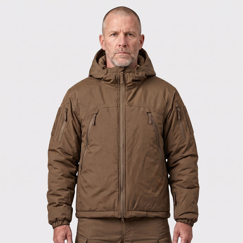 Men's Tactical Hooded Insulated Hardshell Jacket