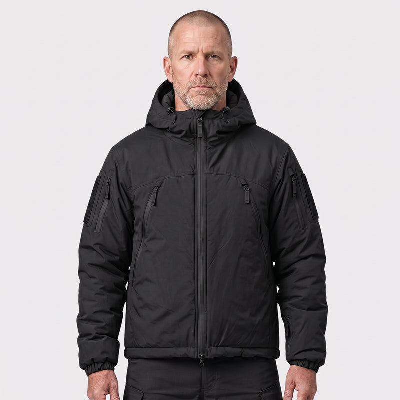 Men's Tactical Hooded Insulated Hardshell Jacket
