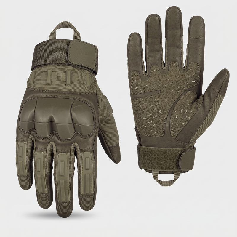 Men's Heavy Duty Tactical Gloves with Knuckle Guard and Touch Screen