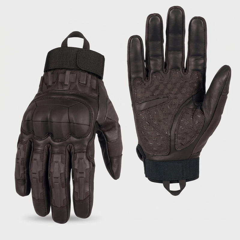 Men's Heavy Duty Tactical Gloves with Knuckle Guard and Touch Screen
