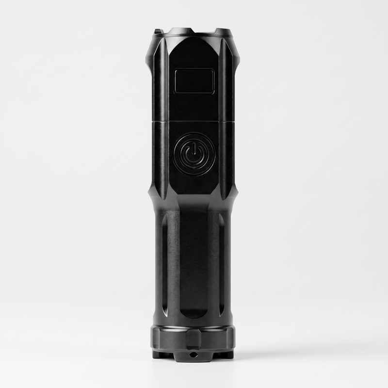 Rechargeable LED Flashlight with Zoom Head and USB Charging