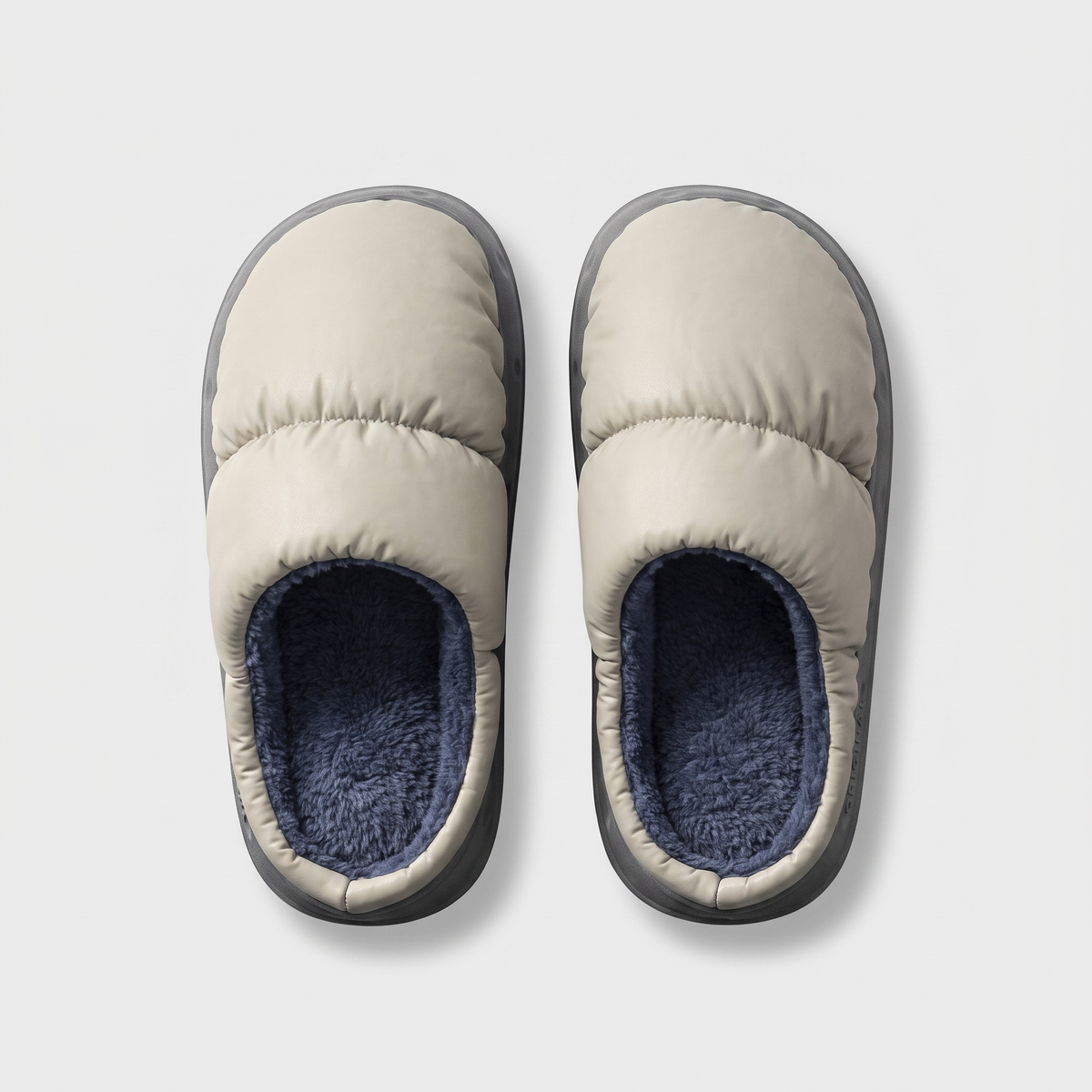 Women's Water Resistant Slip On House Slippers with Fleece Lining and EVA Sole