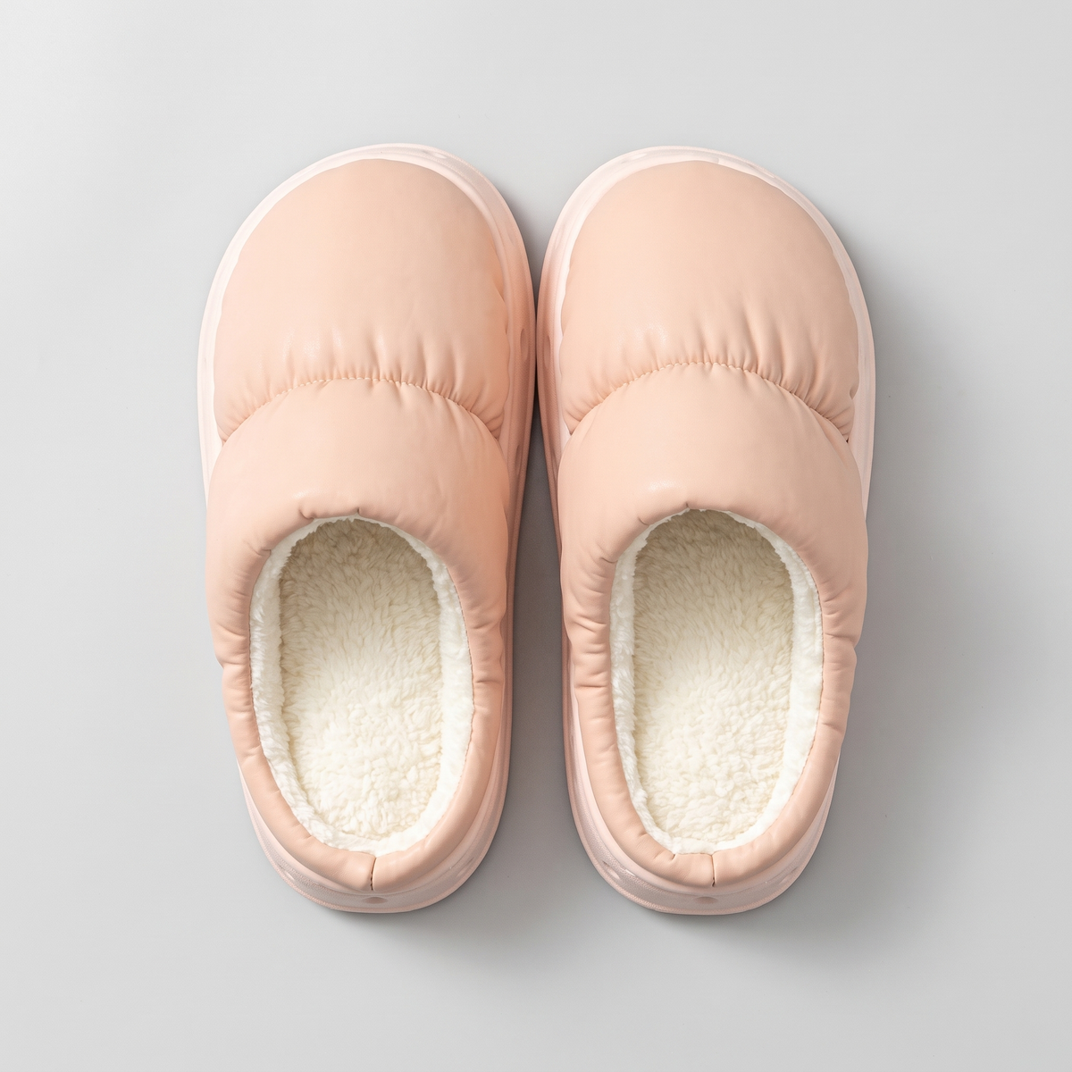 Men's Water Resistant Slip On Slippers with Fleece Lining