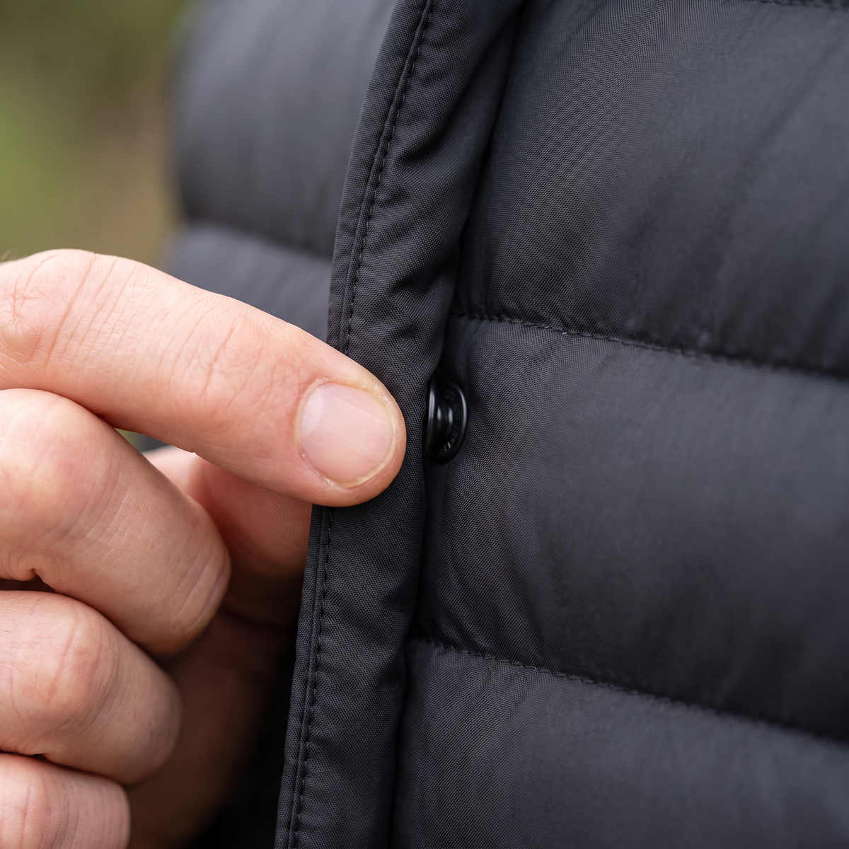 Men's Lightweight Down Jacket with Convertible Collar