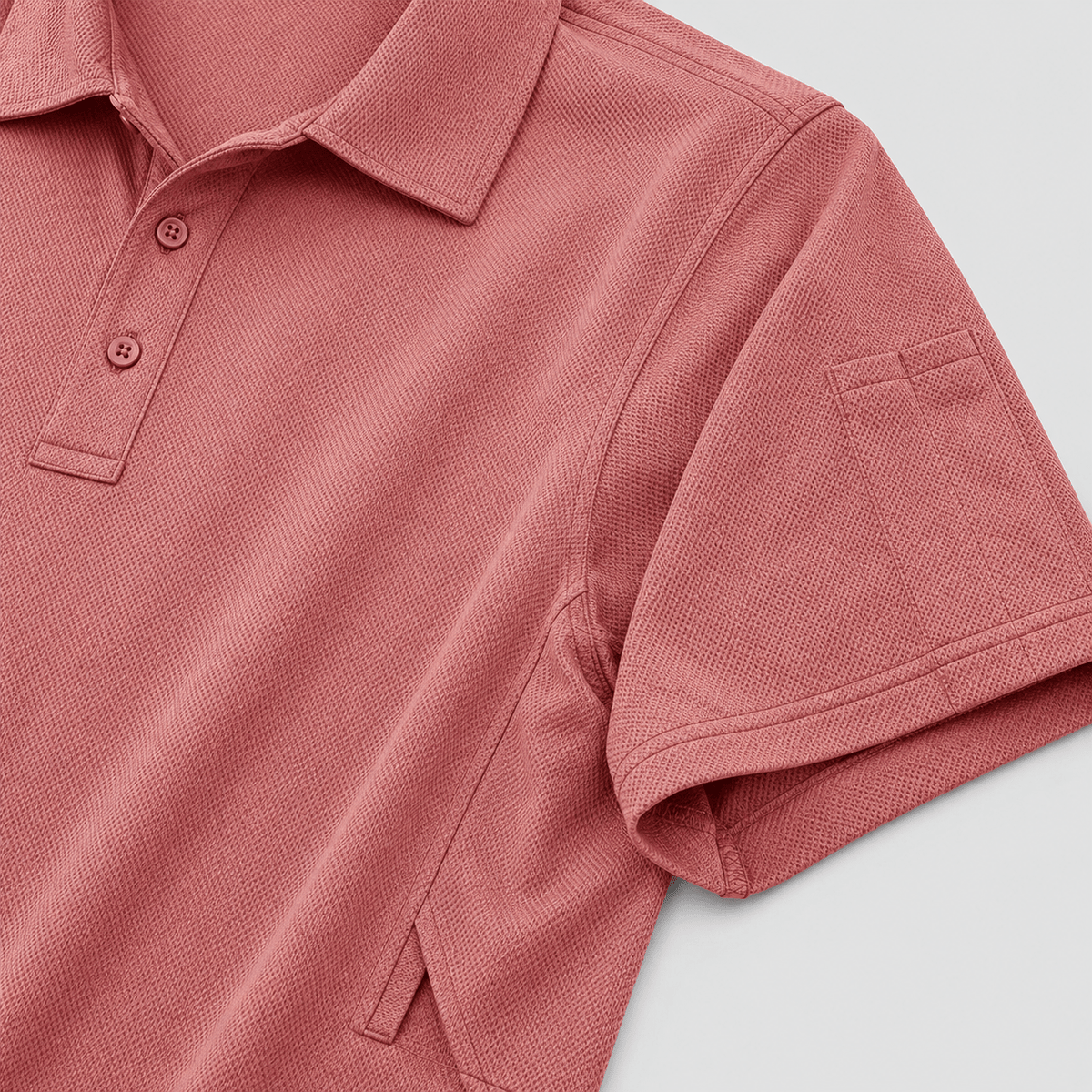 Men's Short Sleeve Quick Dry Performance Tactical Polo Shirt
