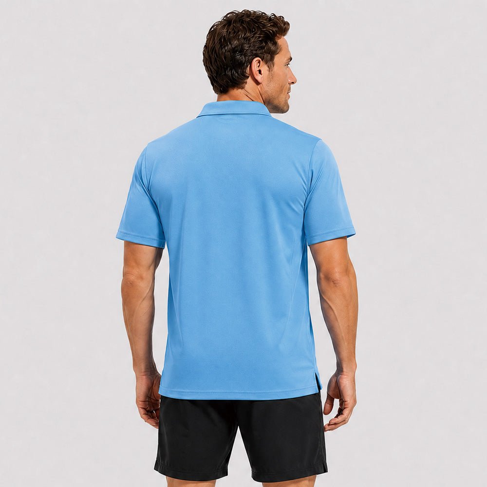Men's Short Sleeve Quick Dry Performance Tactical Polo Shirt
