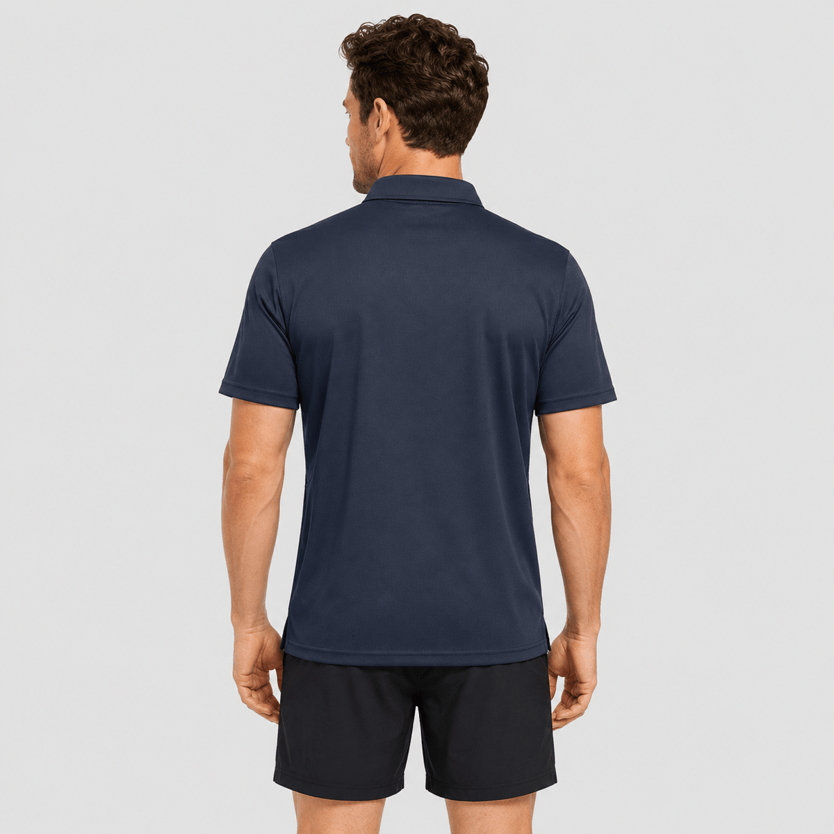 Men's Short Sleeve Quick Dry Performance Tactical Polo Shirt