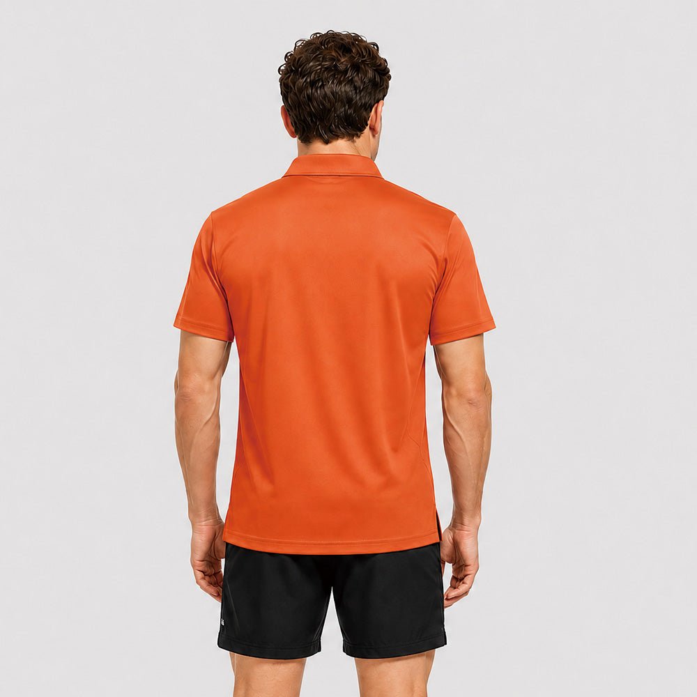 Men's Short Sleeve Quick Dry Performance Tactical Polo Shirt