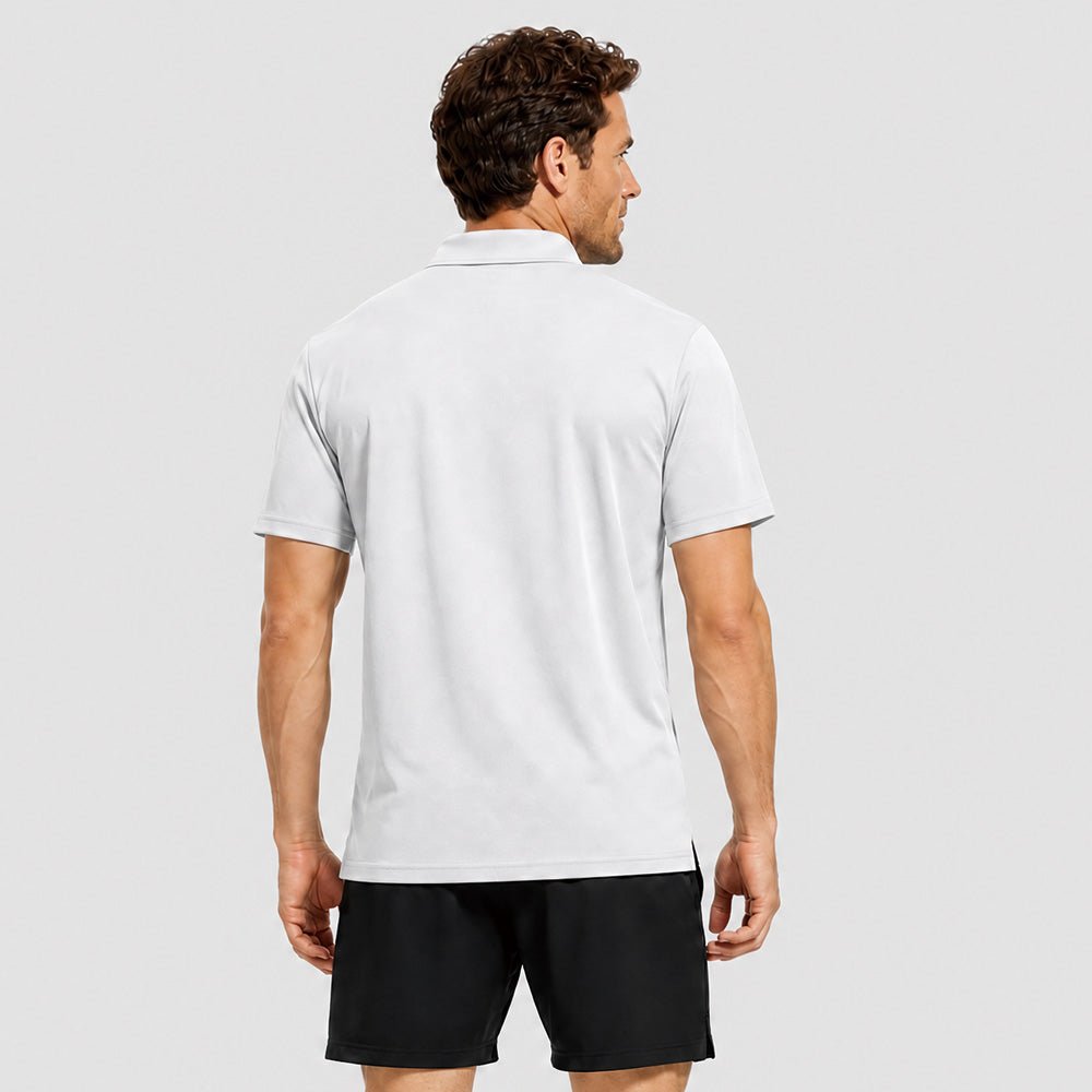 Men's Short Sleeve Quick Dry Performance Tactical Polo Shirt