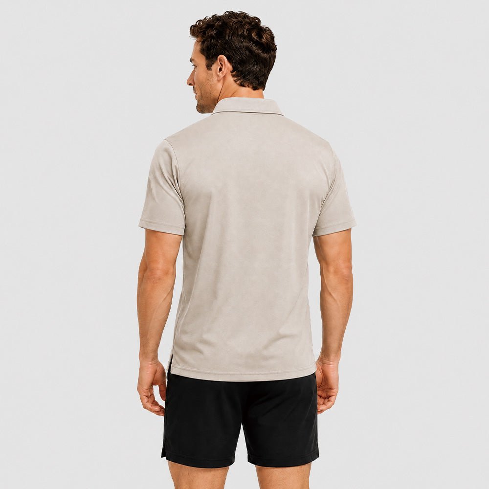 Men's Short Sleeve Quick Dry Performance Tactical Polo Shirt