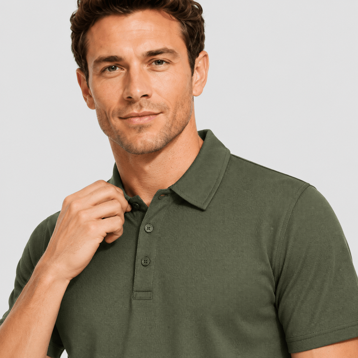Men's Short Sleeve Quick Dry Performance Tactical Polo Shirt