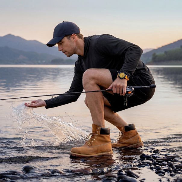 Men's Sun Protection Hoodie with Long Sleeves for Fishing and Outdoor