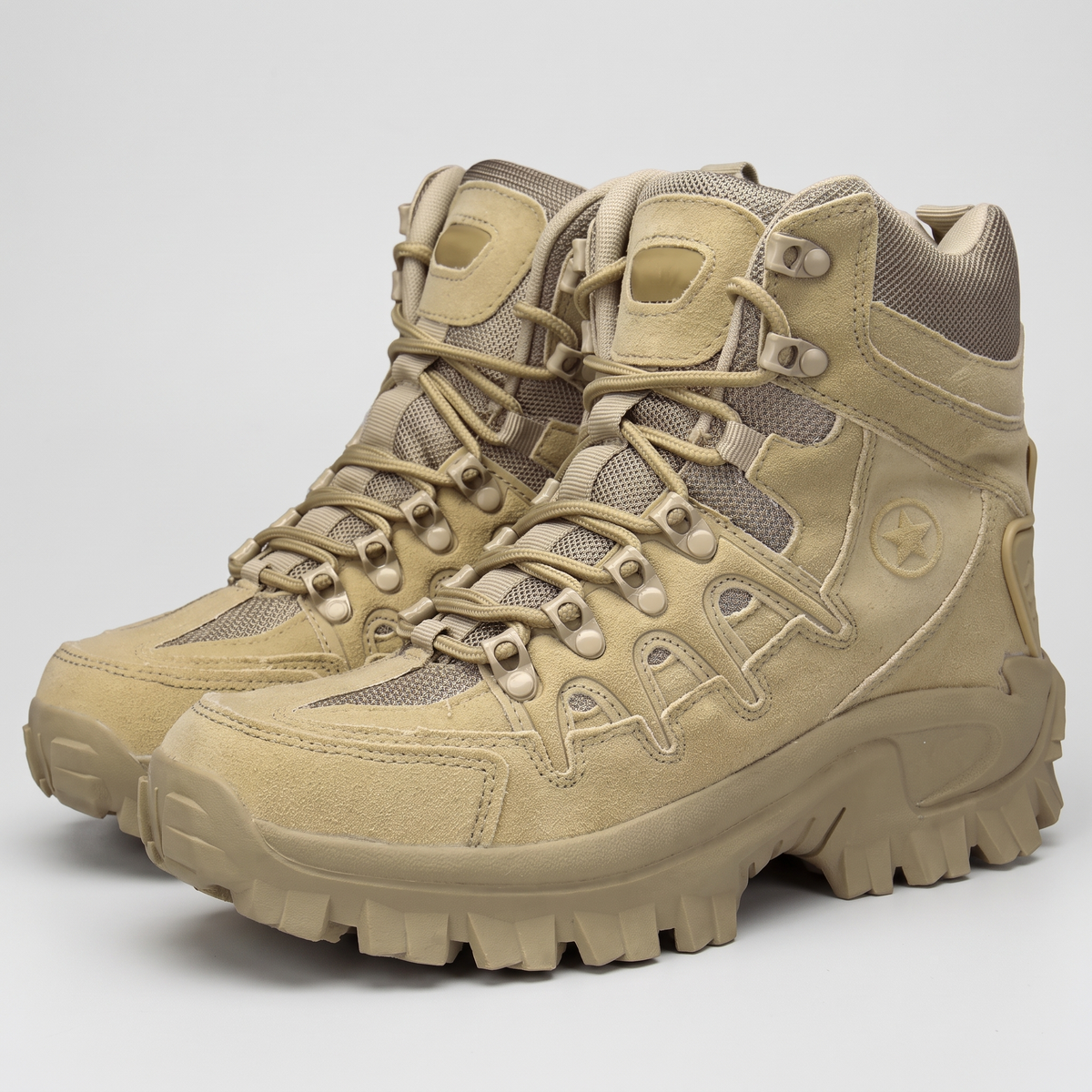 Men's Mid Cut Side Zip Walking Boots