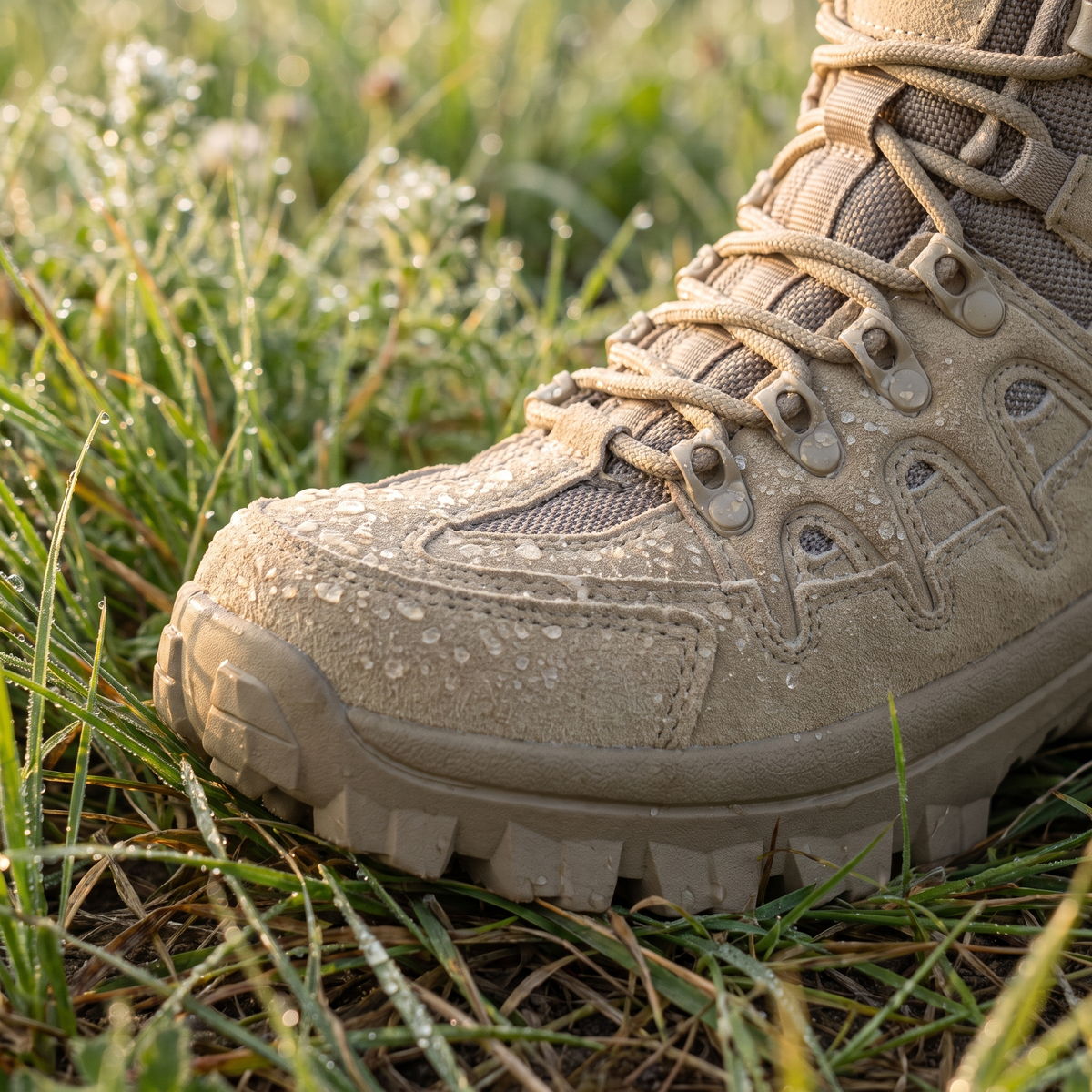 Men's Mid Cut Side Zip Walking Boots