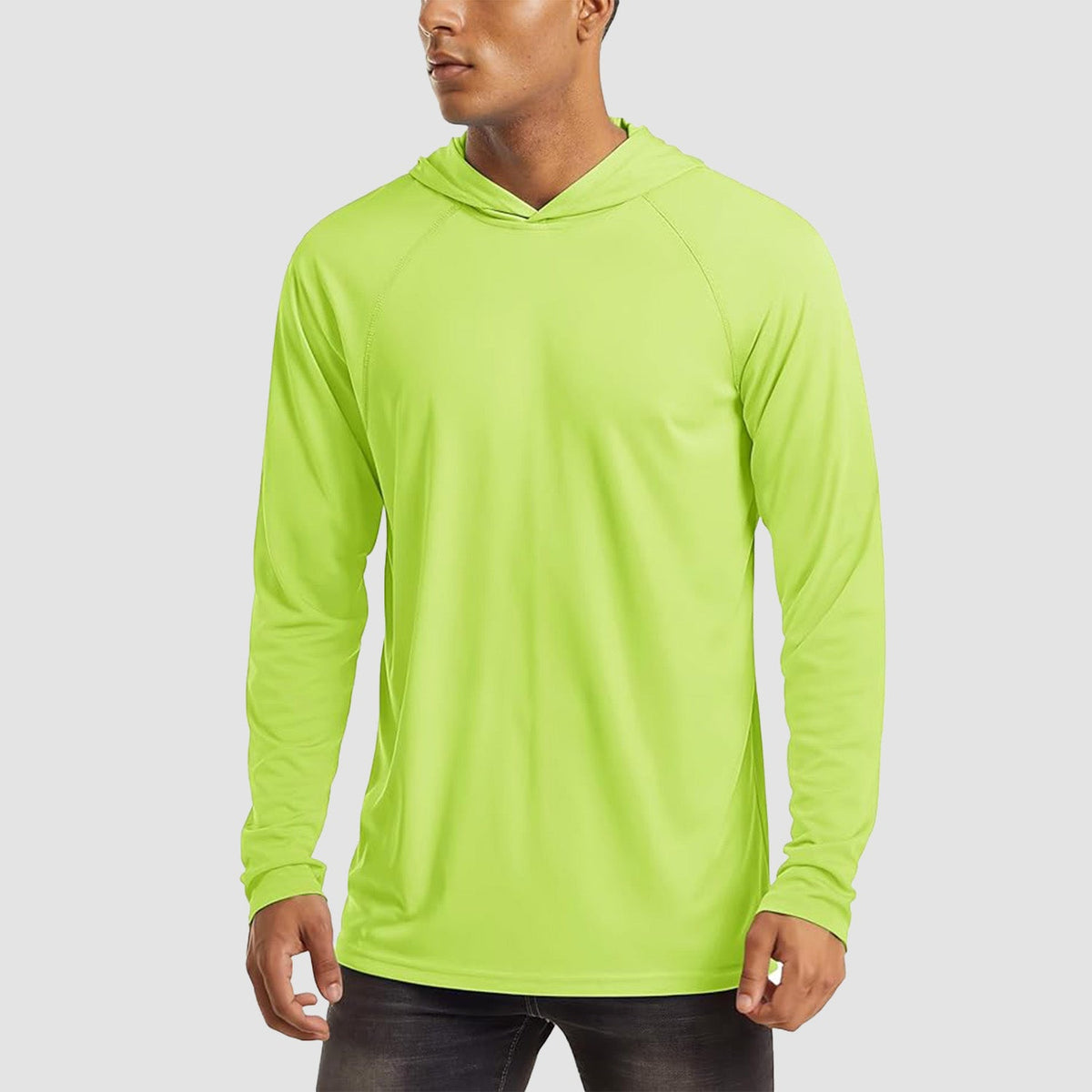 Men's Sun Protection Hoodie with Long Sleeves for Fishing and Outdoor