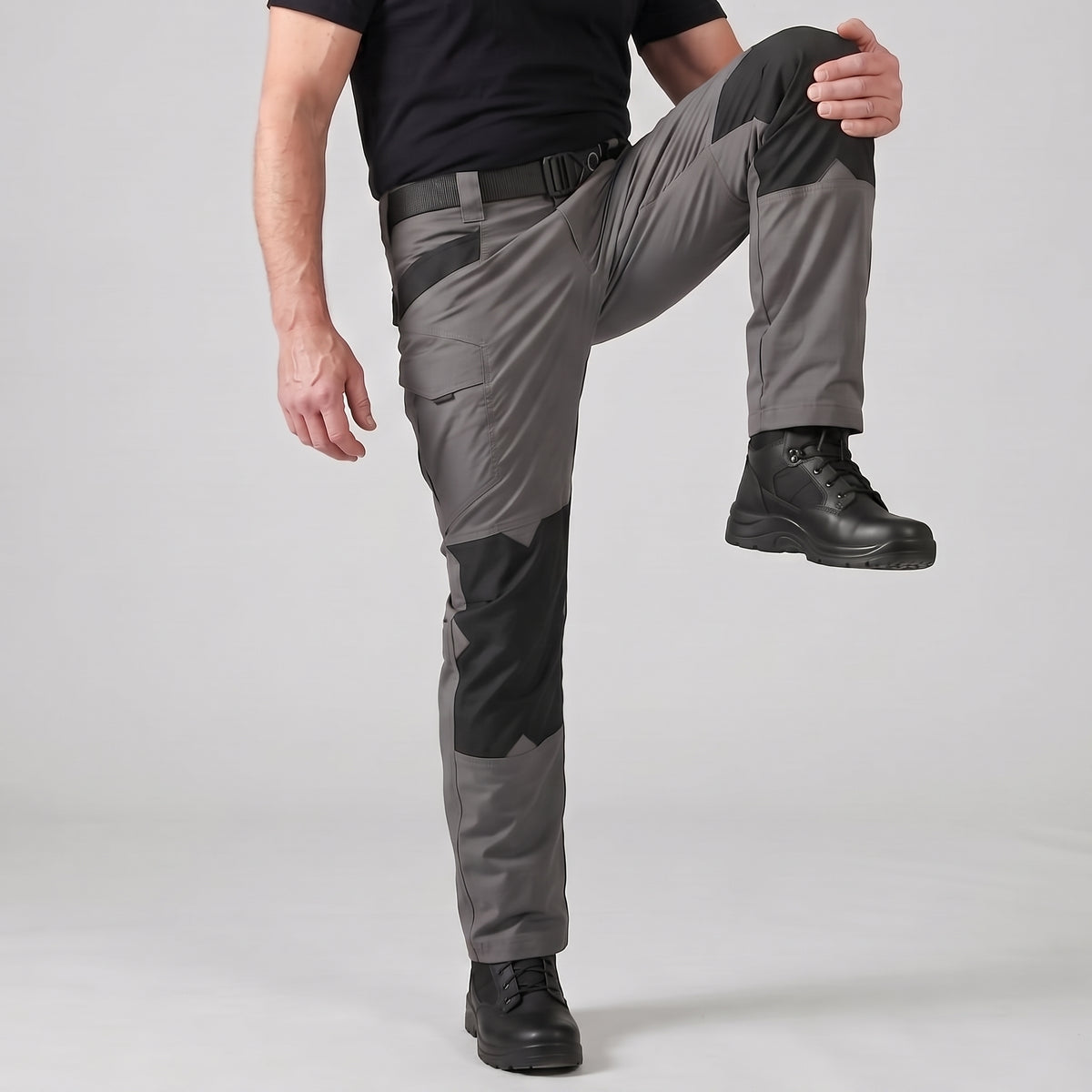 Men’s Water Resistant Tactical Cargo Pants with Reinforced Knees