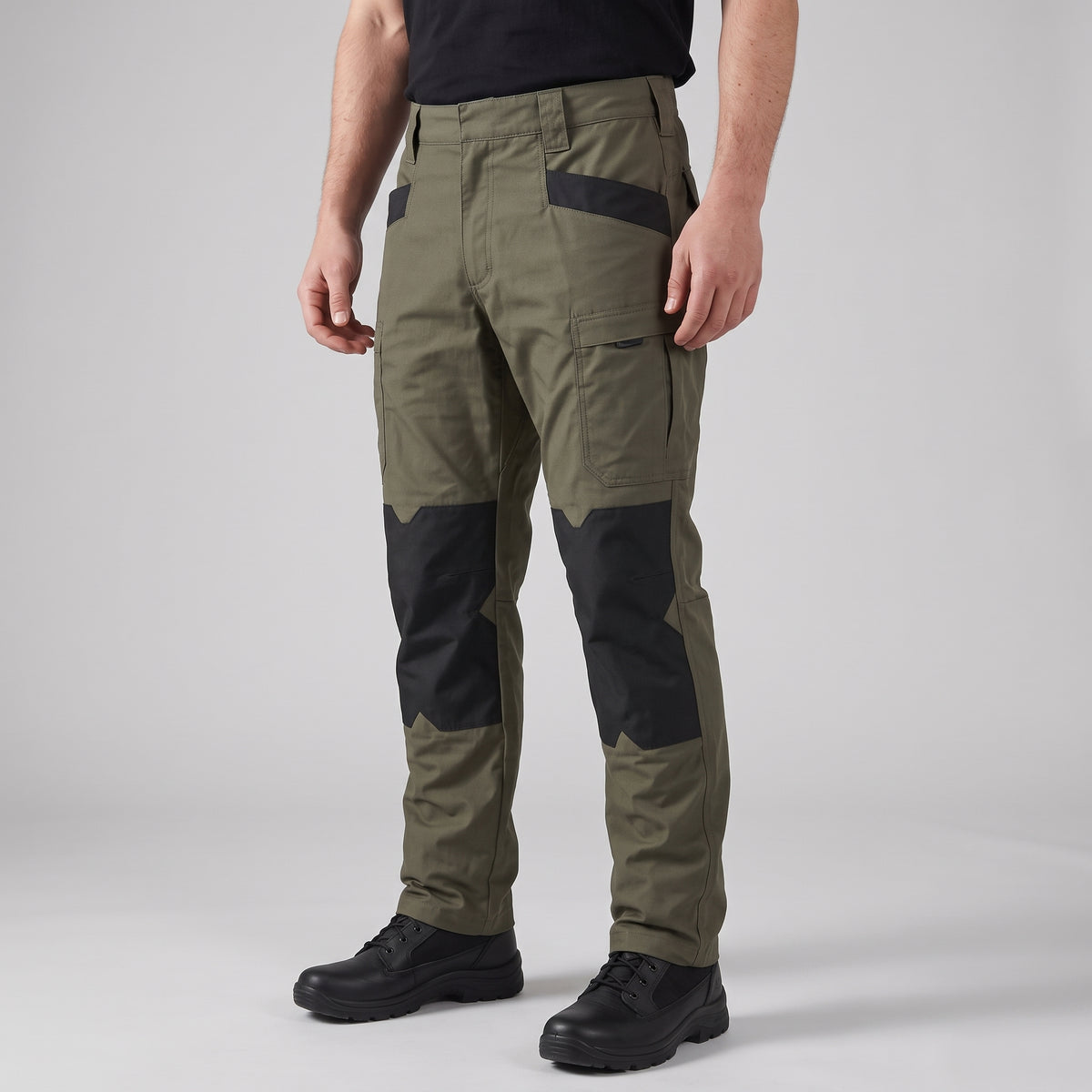 Men’s Water Resistant Tactical Cargo Pants with Reinforced Knees