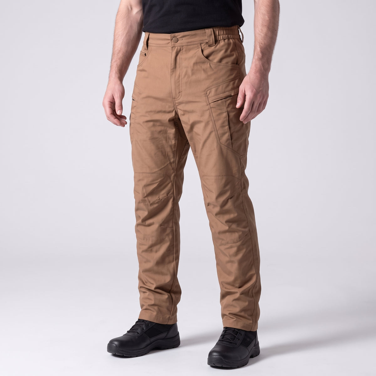 Men’s Water Resistant Tactical Cargo Pants with Stretch and Multiple Pockets