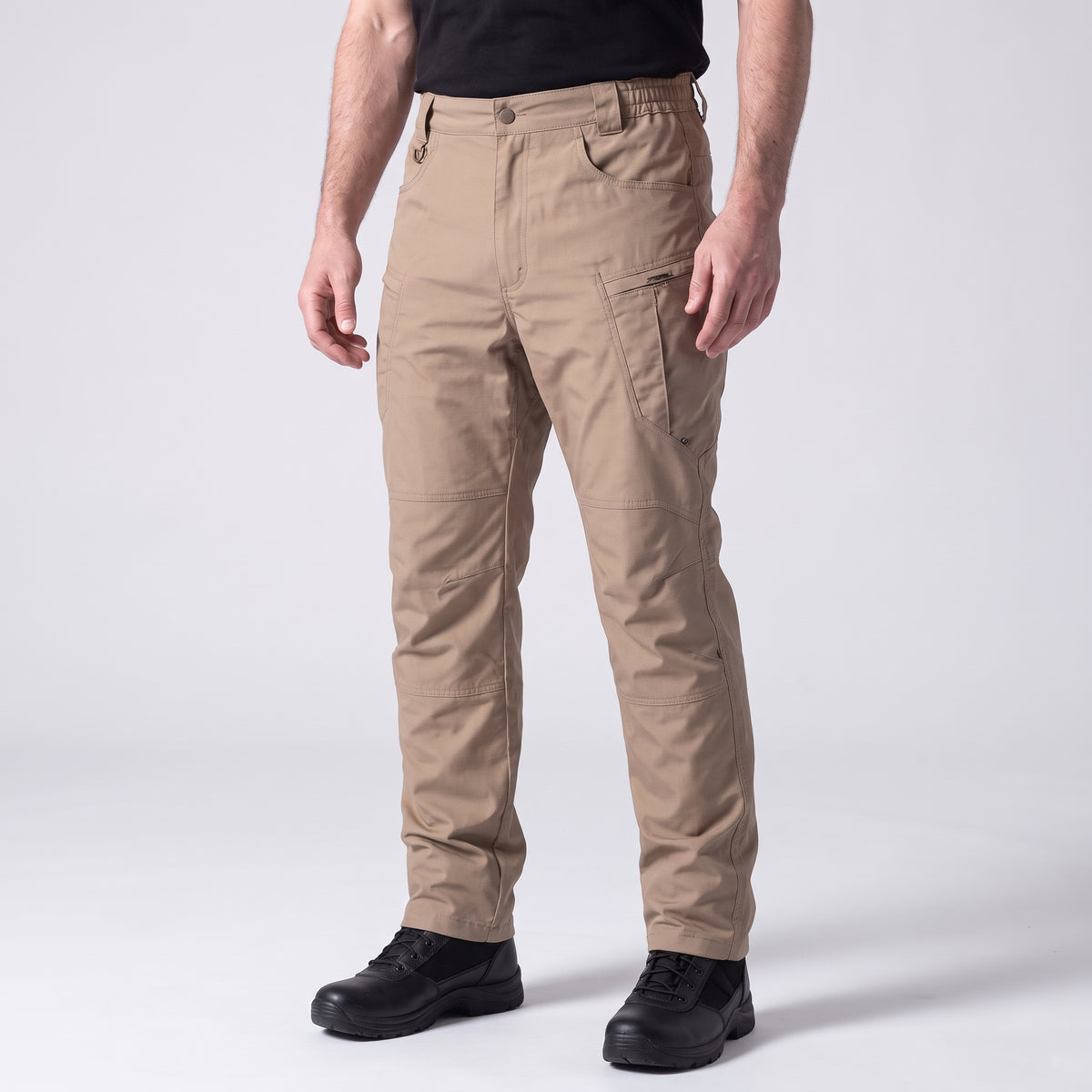 Men’s Water Resistant Tactical Cargo Pants with Stretch and Multiple Pockets