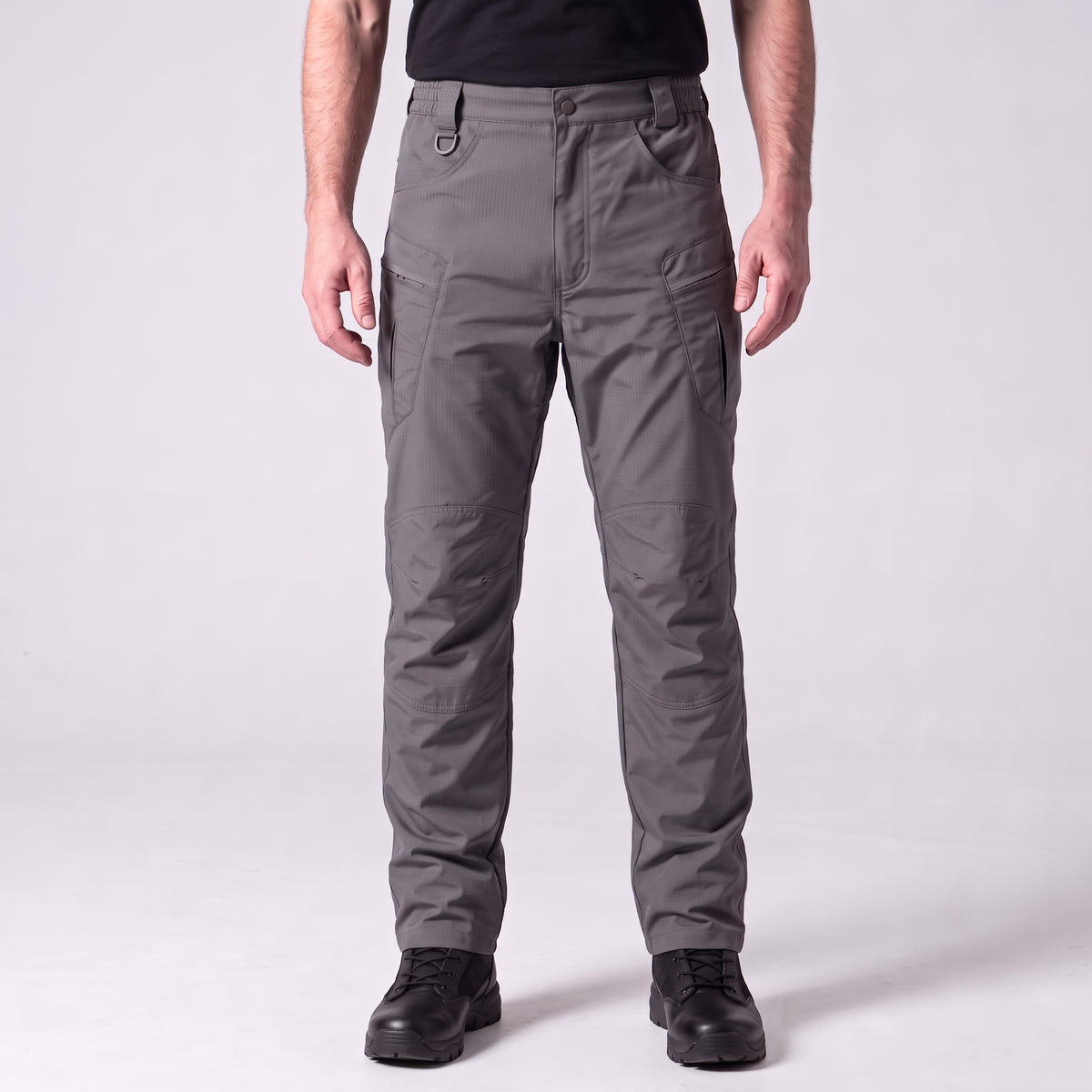 Men’s Water Resistant Tactical Cargo Pants with Stretch and Multiple Pockets