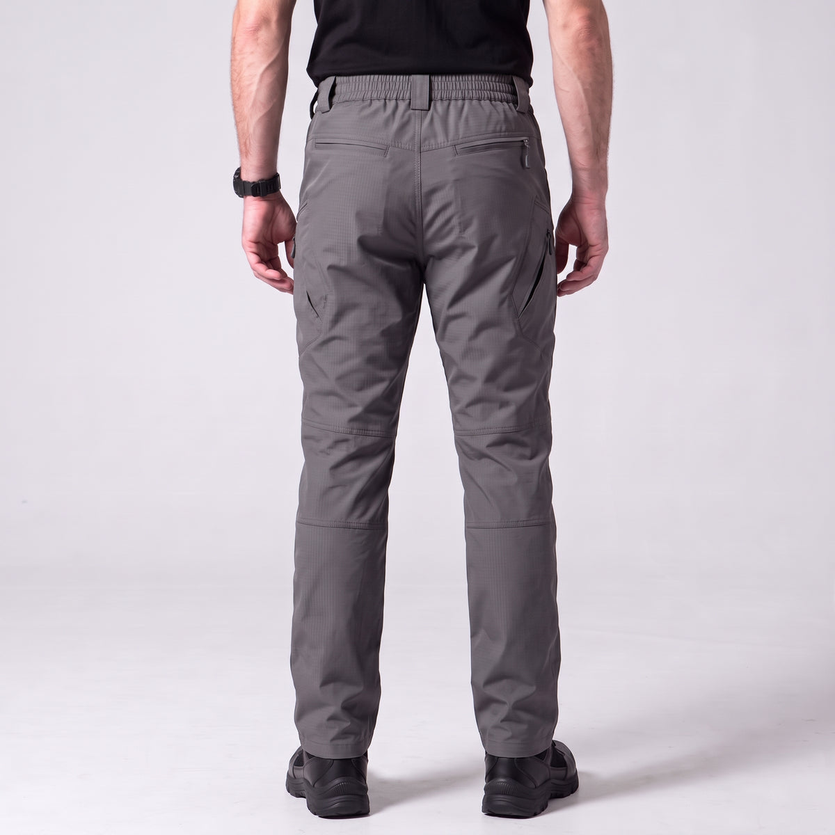 Men’s Water Resistant Tactical Cargo Pants with Stretch and Multiple Pockets