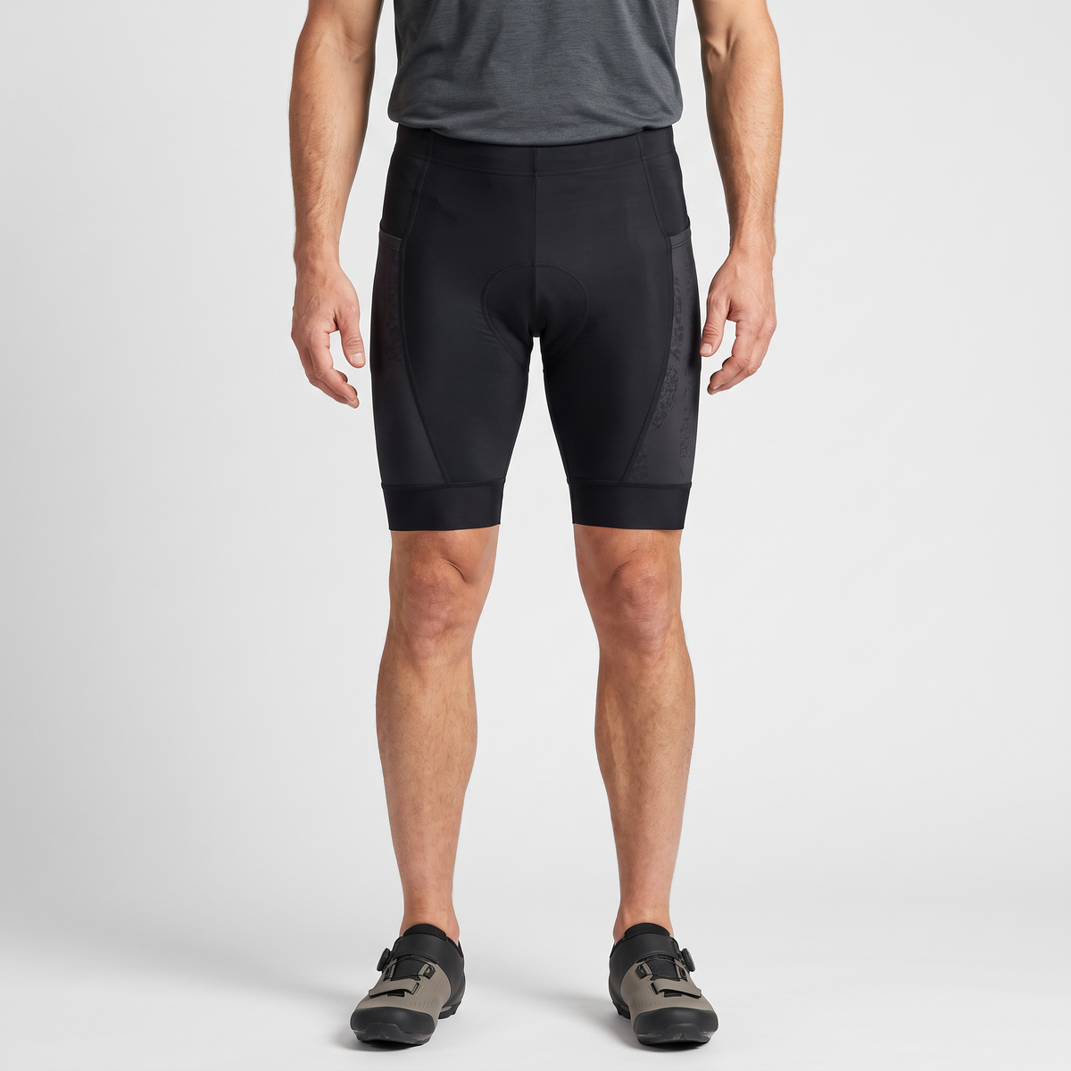 Men’s Padded Cycling Shorts with 4D Gel Chamois and Zipped Rear Pocket