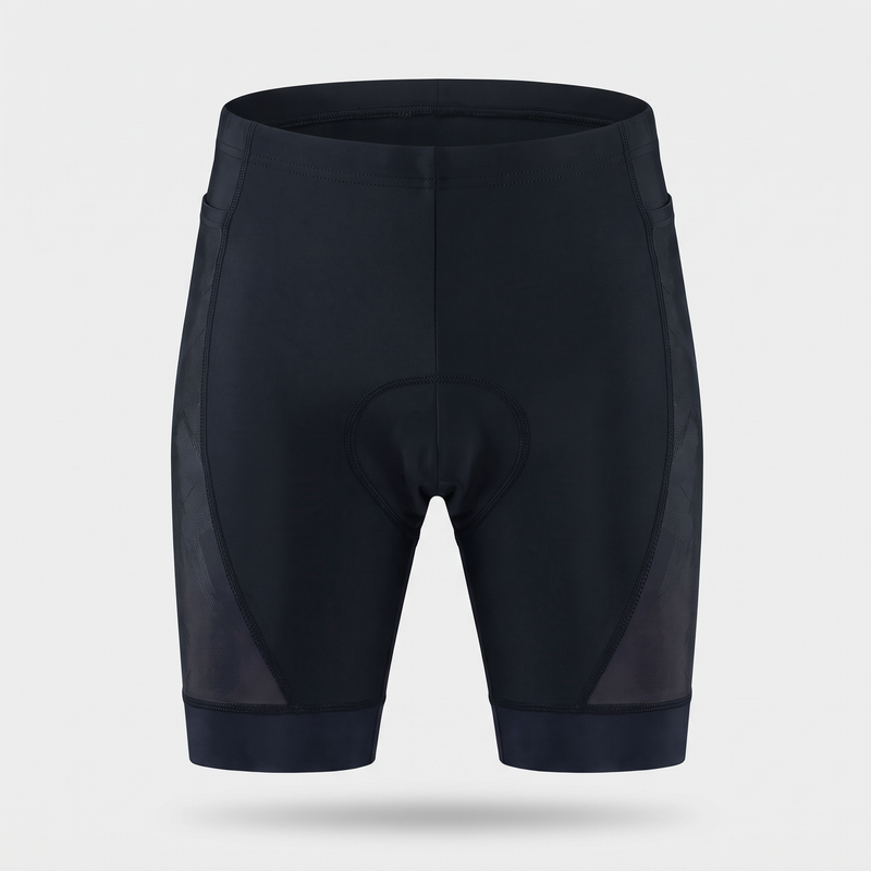 Men’s Padded Cycling Shorts with 4D Gel Chamois and Zipped Rear Pocket