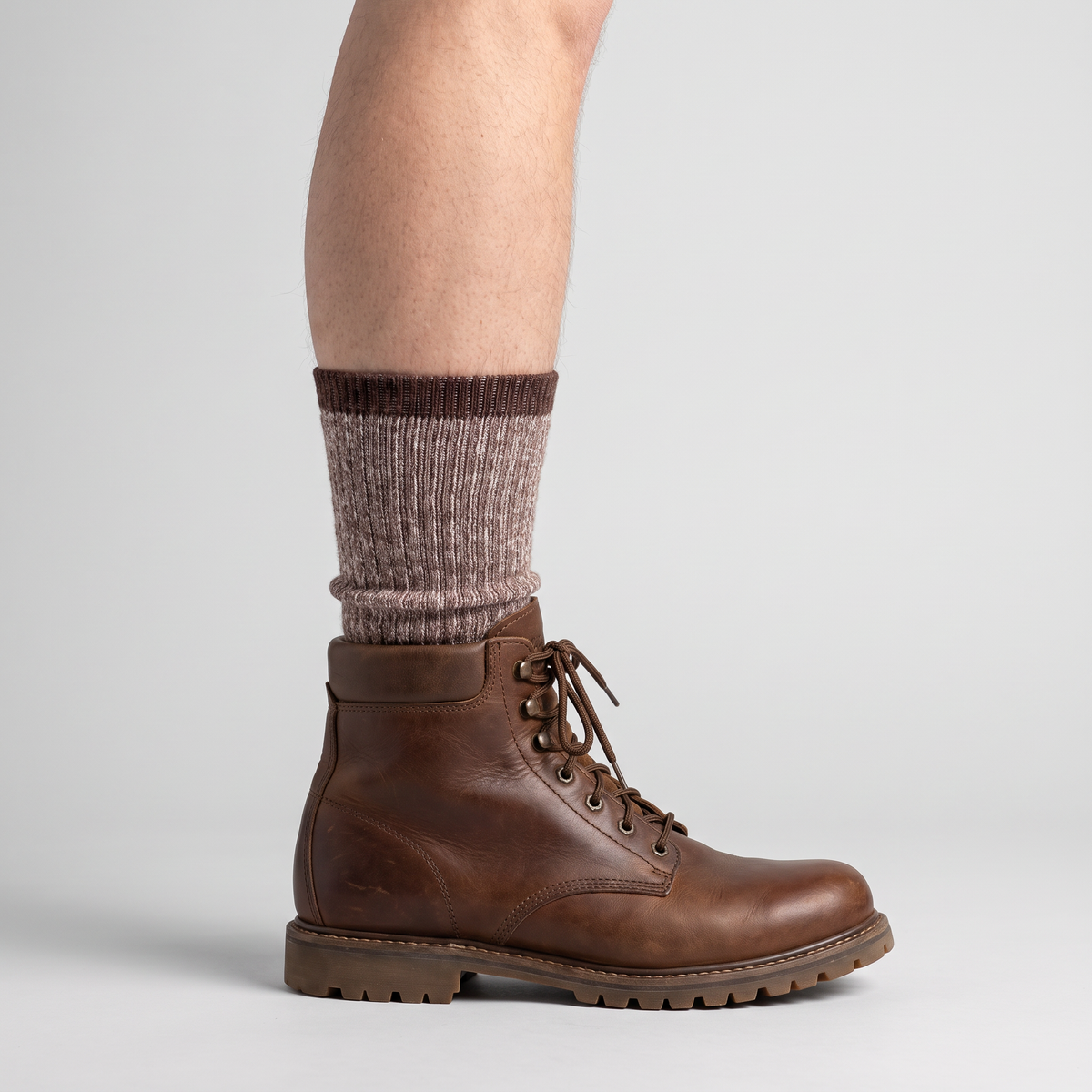 Unisex Merino Wool Thermal Hiking Socks with Cushioned Footbed